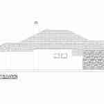 plan 240-0087 left view elevation