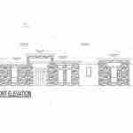 plan 240-0096 front view elevation