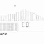 plan 240-0097 right view elevation