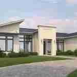 plan 240-0099 front view rendering