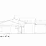 plan 240-0099 left view elevation