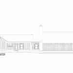plan 240-0100 rear view elevation