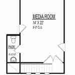 plan 240-0102 second level floor plan
