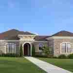plan 240-0110 front view rendering