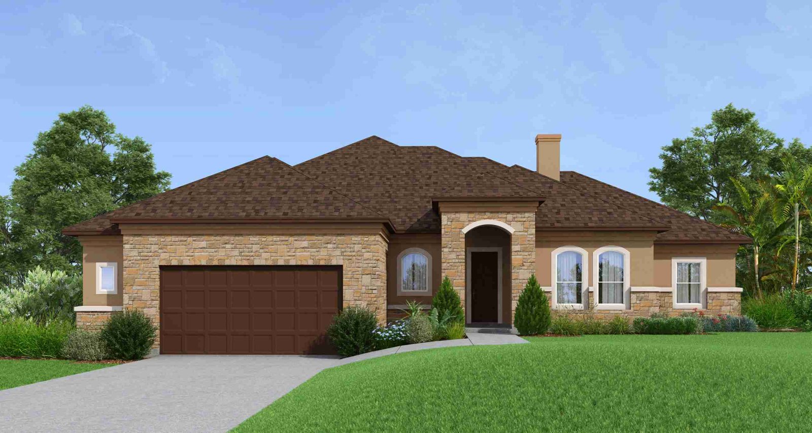 plan 240-0116 front view rendering