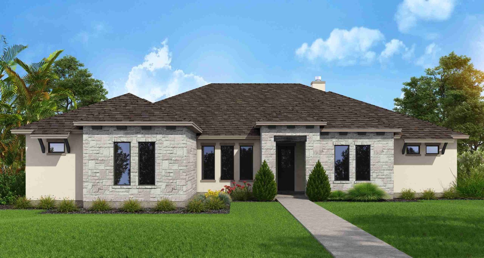 plan 240-0118 front view rendering