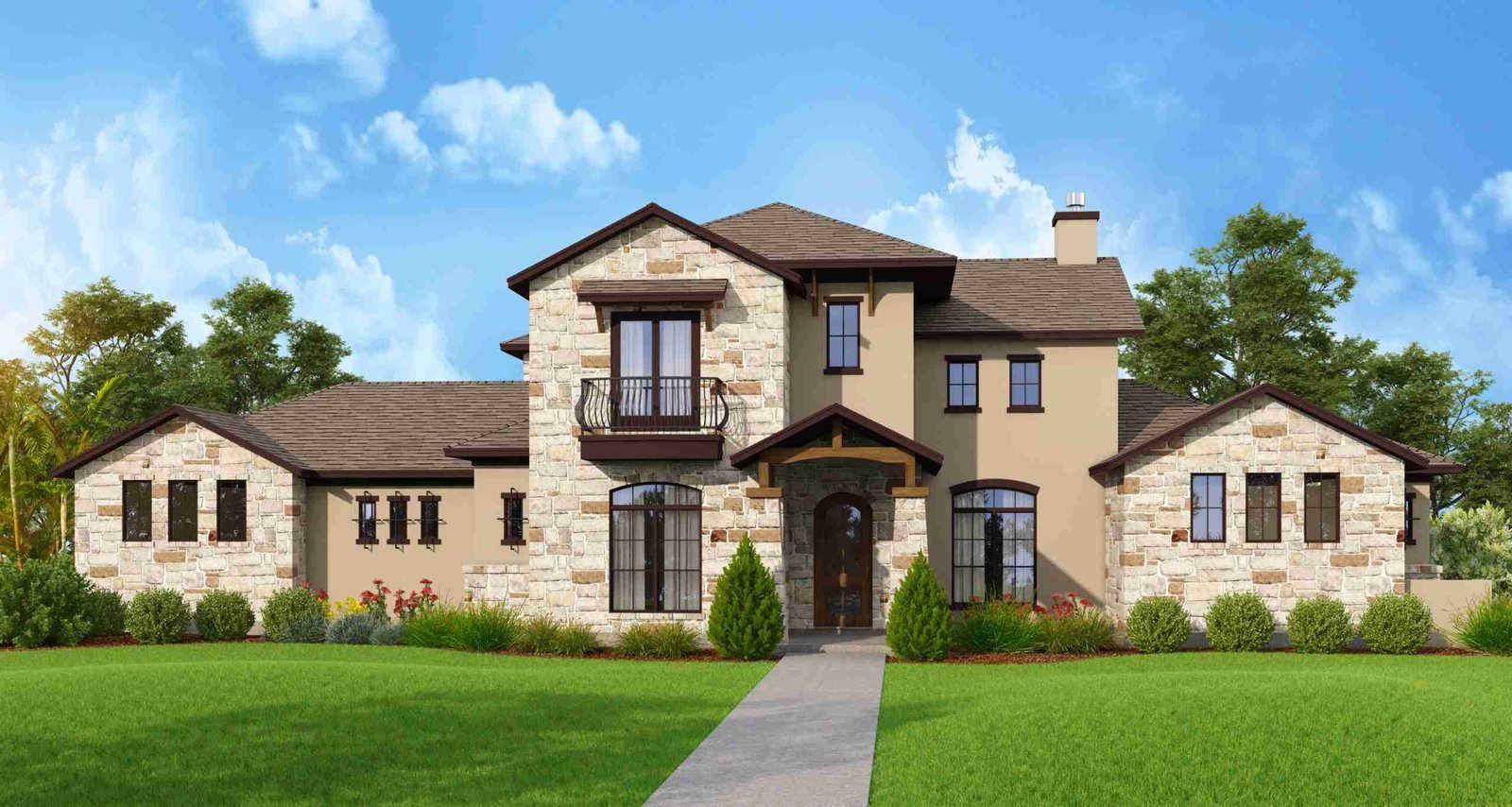 plan 240-0127 front view rendering