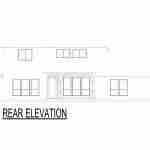 plan 240-0131 rear view elevation