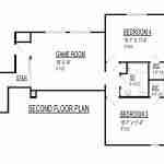 plan 240-0131 second level floor plan