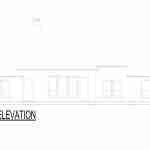 plan 240-0135 rear view elevation