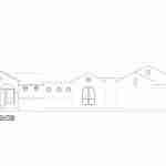 plan 240-0141 front view elevation