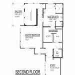 plan 240-0142 second level floor plan
