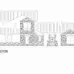 plan 240-0142 front view elevation