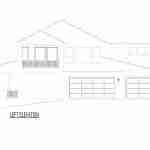 plan 240-0142 left view elevation