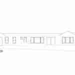 plan 240-0144 rear view elevation