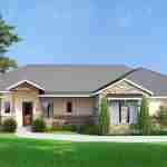 plan 240-0144 front view rendering