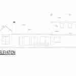 plan 240-0150 rear view elevation