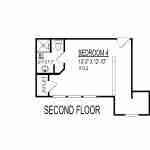plan 240-0152 upper level floor plan