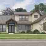 plan 240-0152 front view rendering