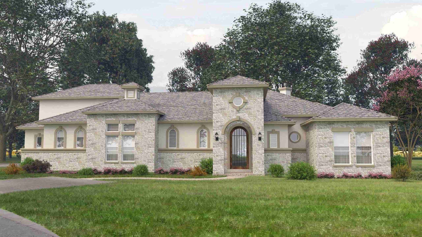 plan 240-0154 front view rendering