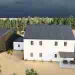 plan 470-0021 rear view rendering