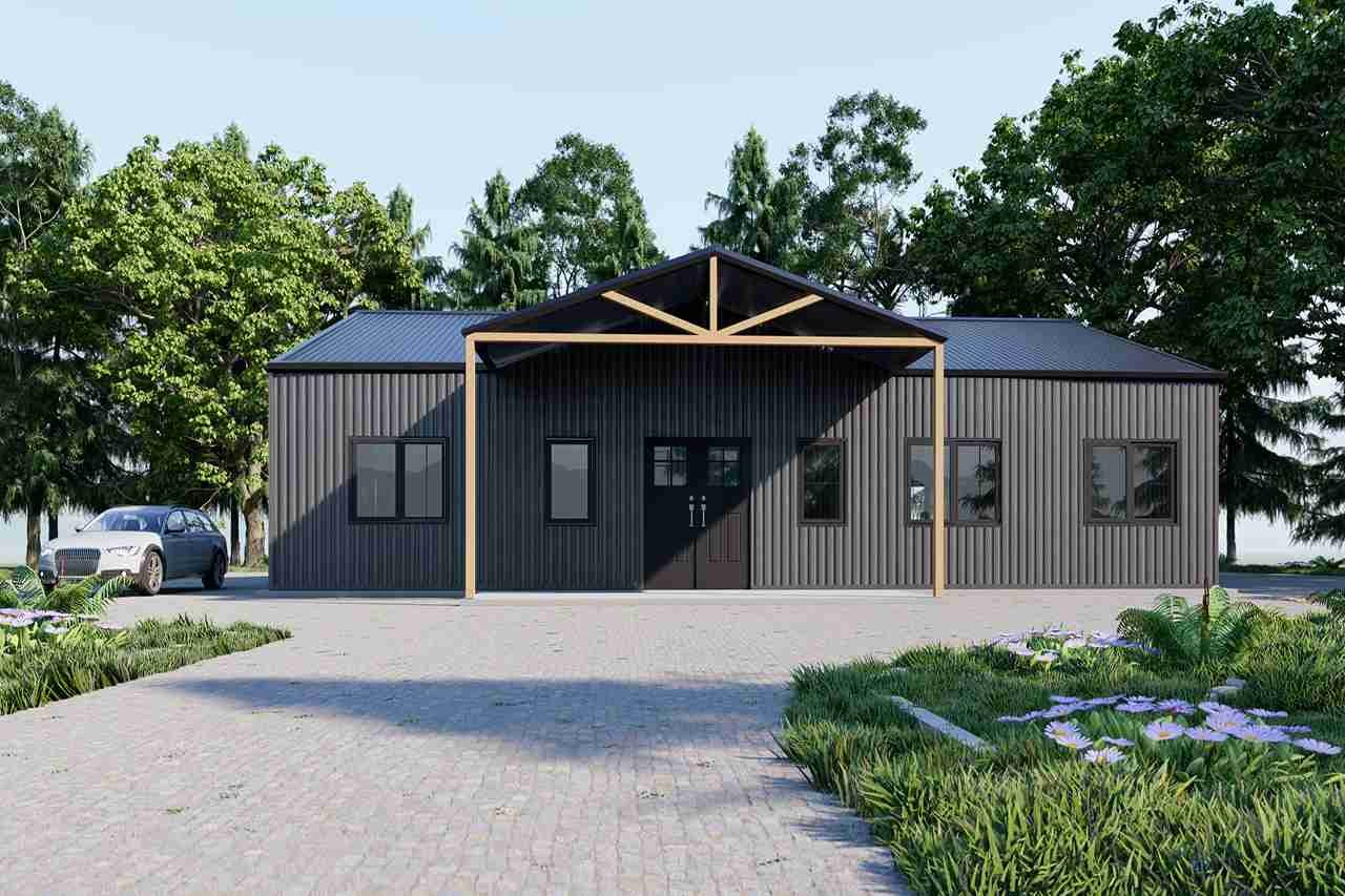 plan 470-0031 front view rendering