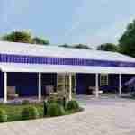 plan 470-0018 rear port angled rendering