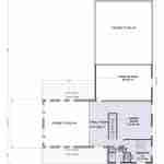 plan 470-0010 second level floor plan