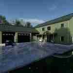 plan 470-0020 front view zoomed in rendering