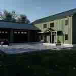 plan 470-0020 front view rendering