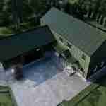 plan 470-0020 front aerial rendering