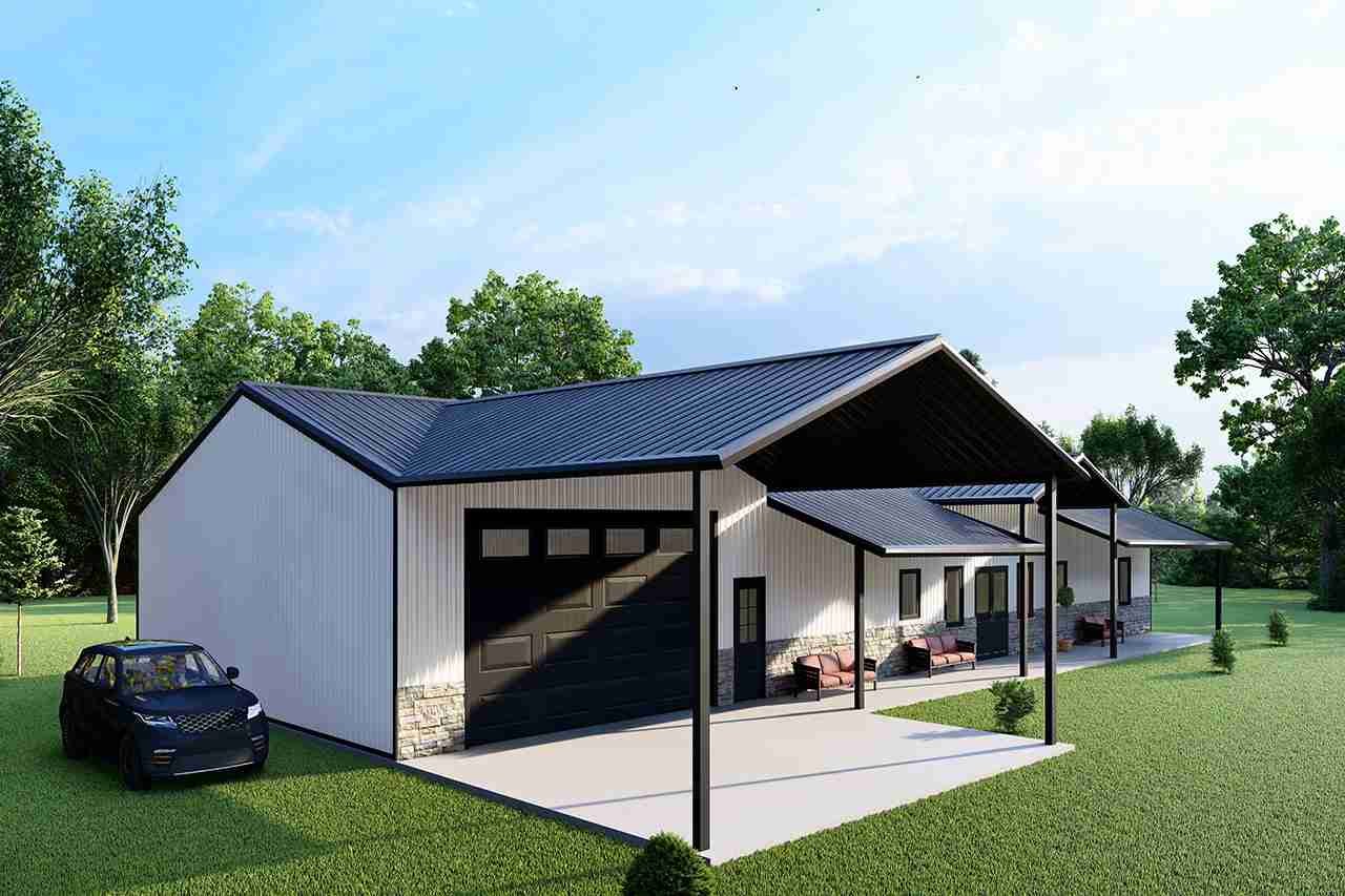 plan 470-0014 front view rendering
