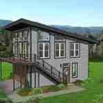 plan 630-0106 front view rendering