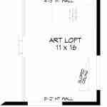 Plan 630-0066 Loft Floor Plan