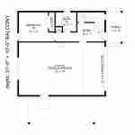 plan 630-099 first level floor plan