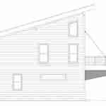 plan 630-0002 left view elevation