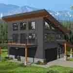 plan 630-0002 front view rendering