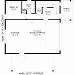 plan 630-0003 ground level floor plan