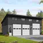 Plan 630-0059 - Front View Rendering