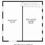 Plan 630-0071 Loft Level Floor Plan