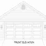 plan 630-0108 front view elevation