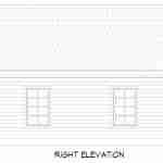 plan 630-0108 right view elevation