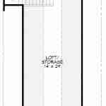 Plan 630-0093 Second Level Floor Plan