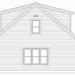 plan 630-0117 left view elevation