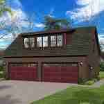 plan 630-0117 front view rendering