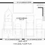 plan 630-0117 first level floor plan