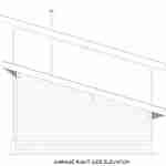 Plan 630-0072 Garage Right Elevation
