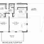 Plan 630-0072 Second Level Floor Plan