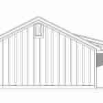 Plan 630-0056 - Left Elevation