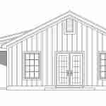 Plan 630-0056 - Right Elevation